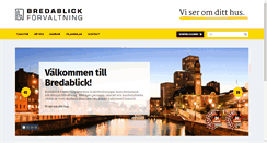 Desktop Screenshot of bredablickforvaltning.se
