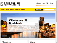 Tablet Screenshot of bredablickforvaltning.se